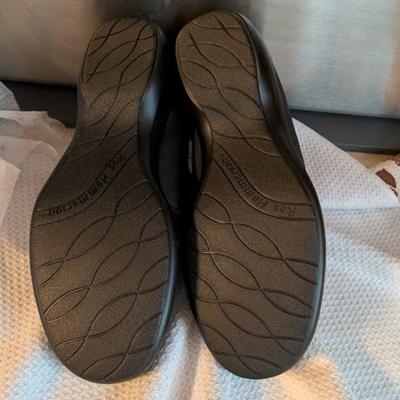 Ros Hommerson Slide In Black Leather Shoes Size 7.5 W Item # 62035-10 - - Picture 3 of 9